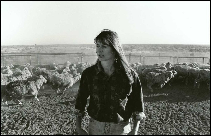 Artist and Farmer Allyson Parsons - Redcliffe via Burra   South Australia 2000