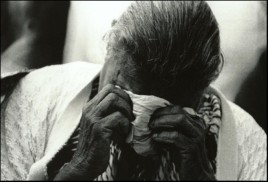 Grieving woman - Cherbourg 1988