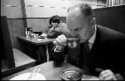 Lovers in Repins coffee bar Wynyard - 1966