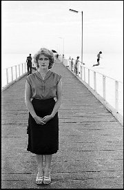 Kathy - On Brighton jetty 1980