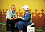 Tony Barry and Betty Lucas-Petersen in a scene from "The Ballard of Betty and Joe" directed by Martha Ansara - 2007